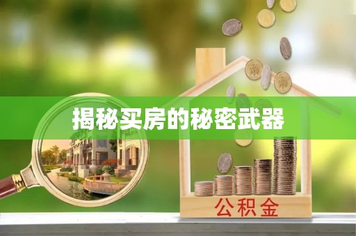 潼南揭秘买房的秘密武器