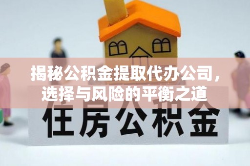 潼南揭秘公积金提取代办公司，选择与风险的平衡之道
